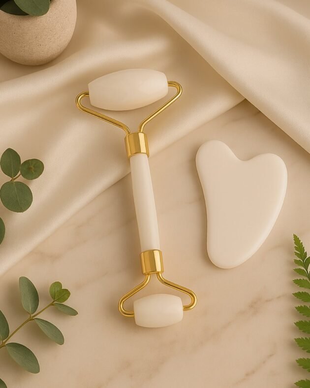 Facial Jade Roller & Gua Sha Set